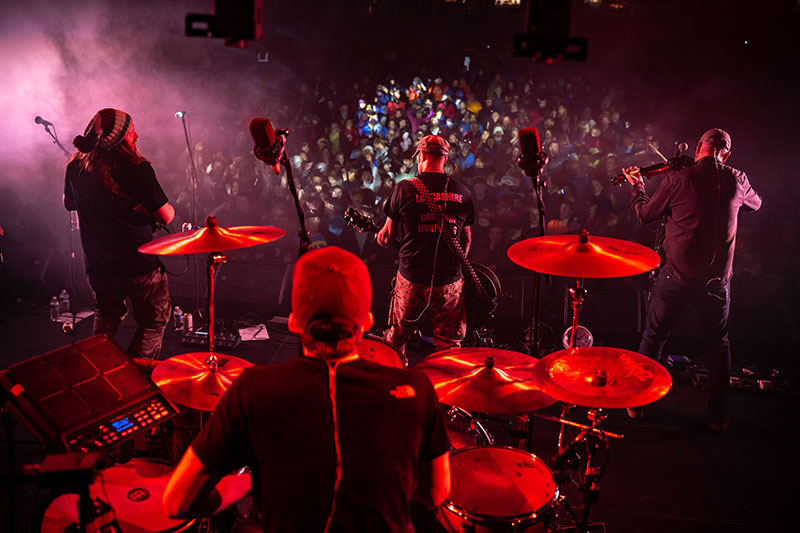 A view from the stage at Keswick Mountain Festival photo by Route North