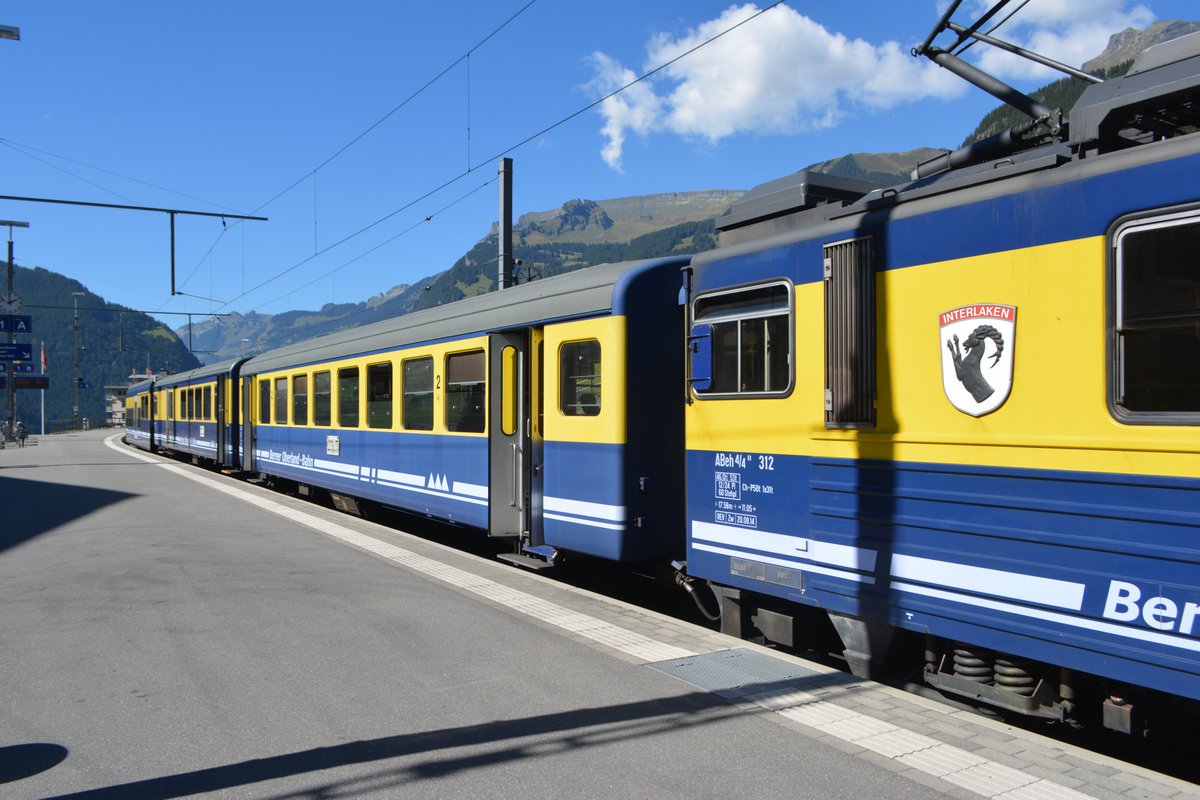 By train through Switzerland