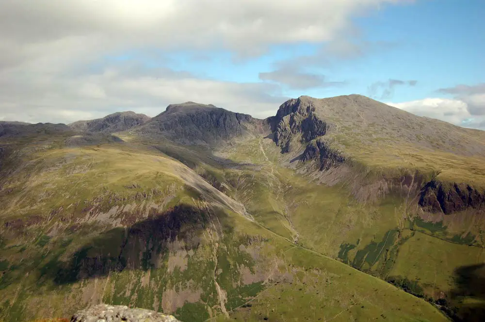 Scafells from Red Pike