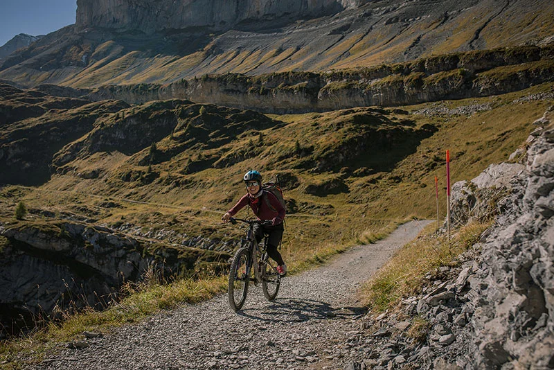 E mountain biking