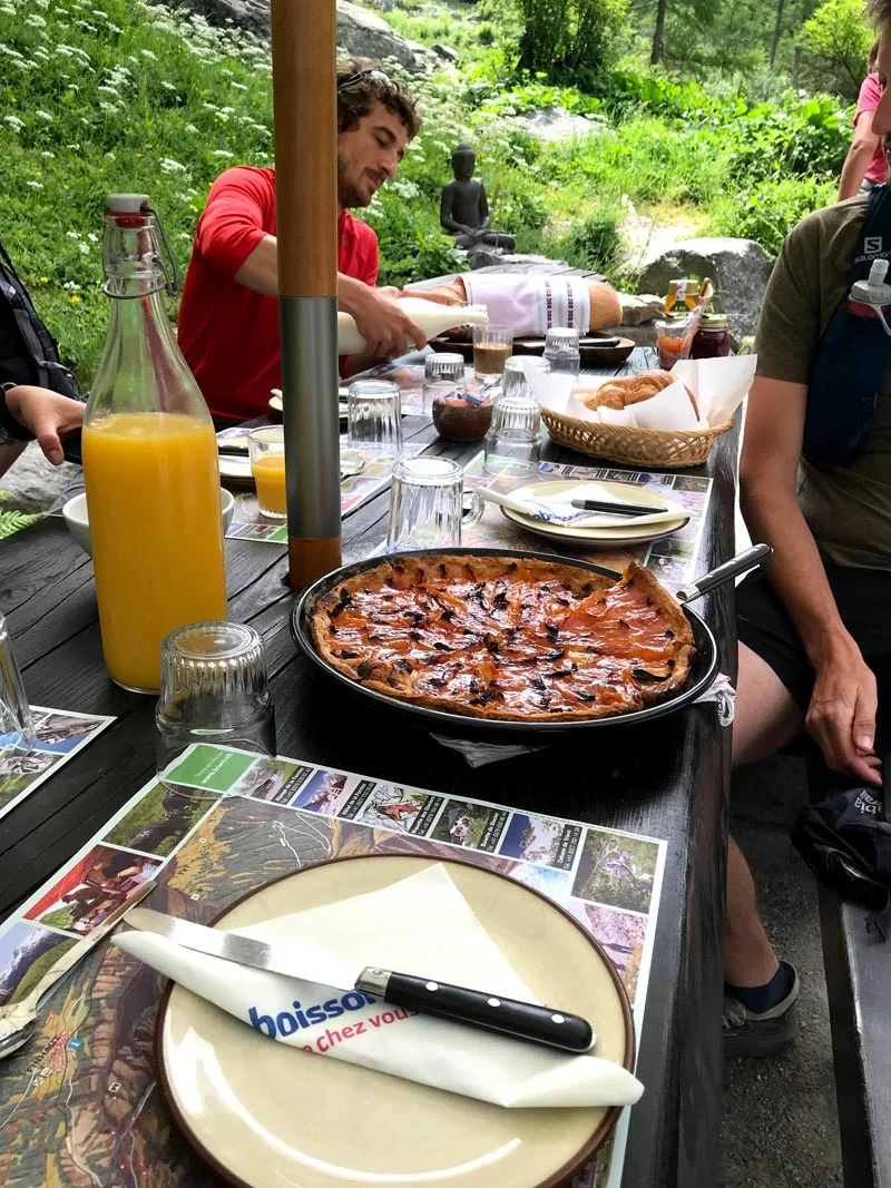 UTMB late breakfast