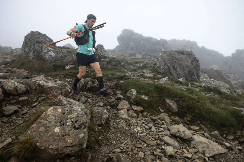 Day 3 James Nobles in action on day three of the 2022 Montane Dragons Back Race