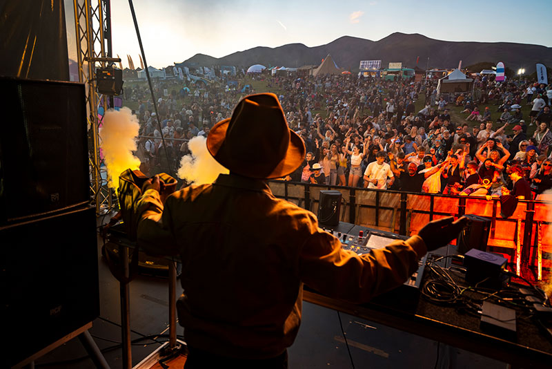 Entertaining the crowds at Keswick Mountain Festival Village 2025 photo credit Paul Mitchell