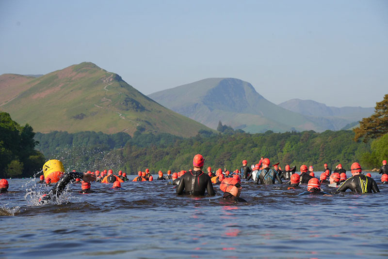 Heading into Derwentwater at KMF credit Route North Photography