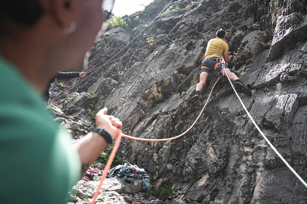 Climbing during the Activation Days at European Outdoor Week Camilla Pizzini