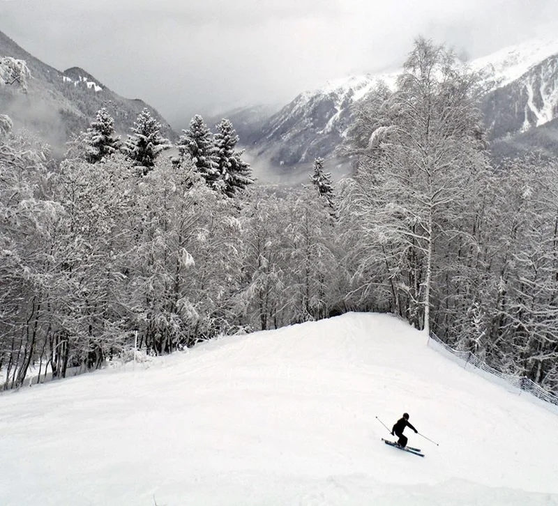 Skiing for beginners at Les Houches