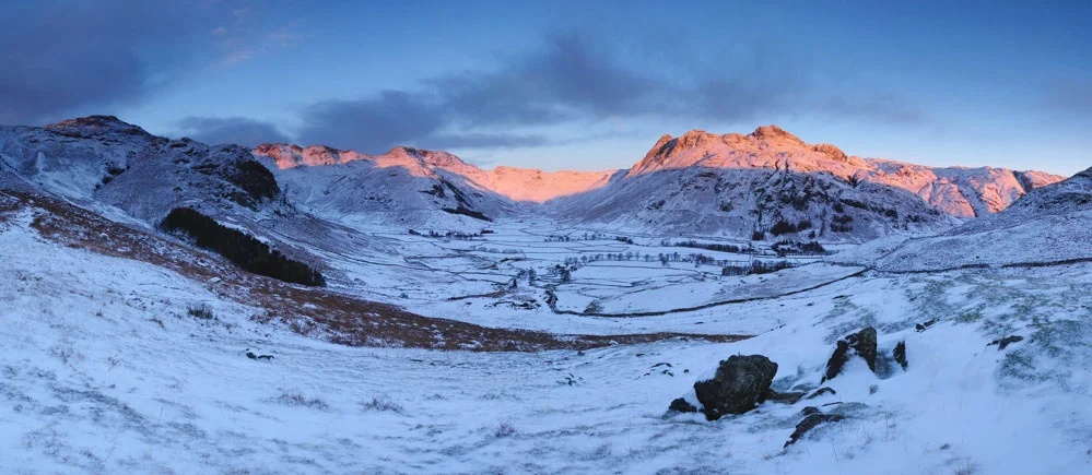 New winter dawns, Langdale