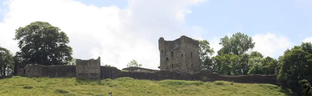 Peveril Castle from Castleton