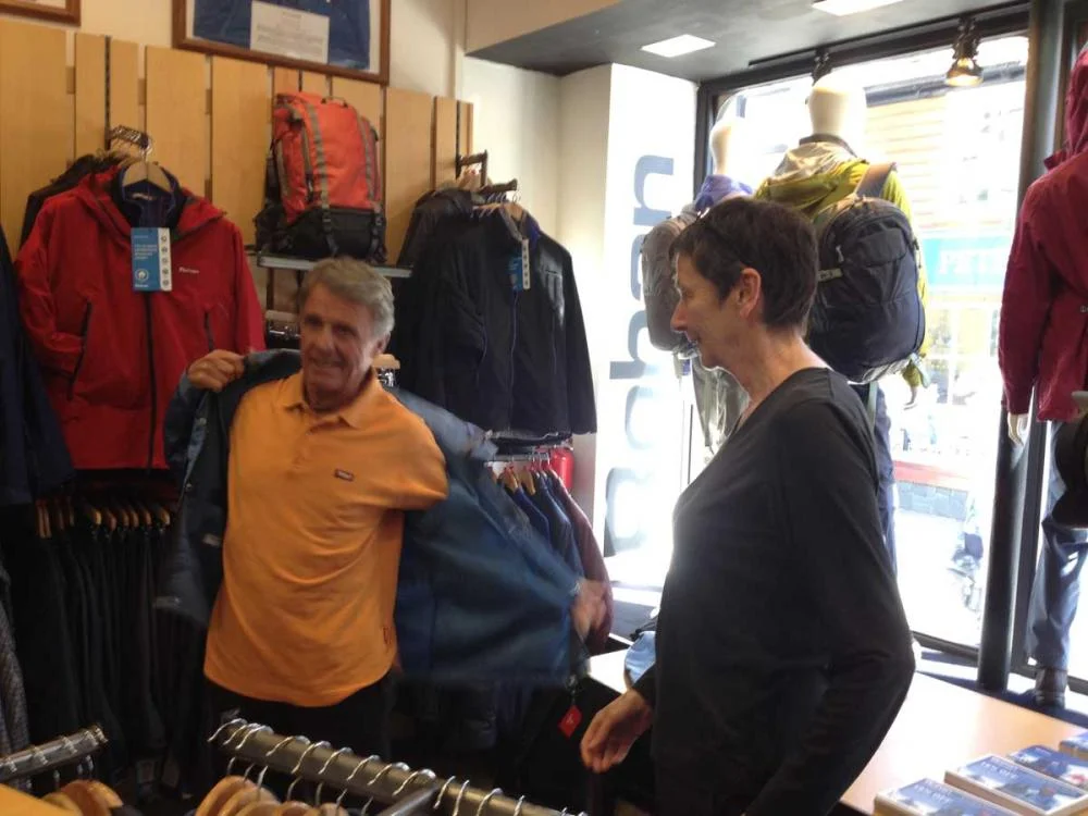 Peter Habeler at Rohan