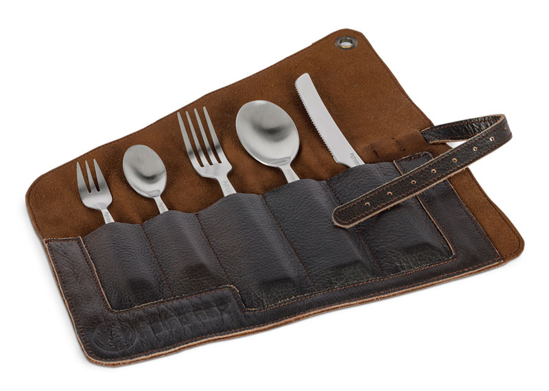 Petromax Leather Cutlery Bag 002