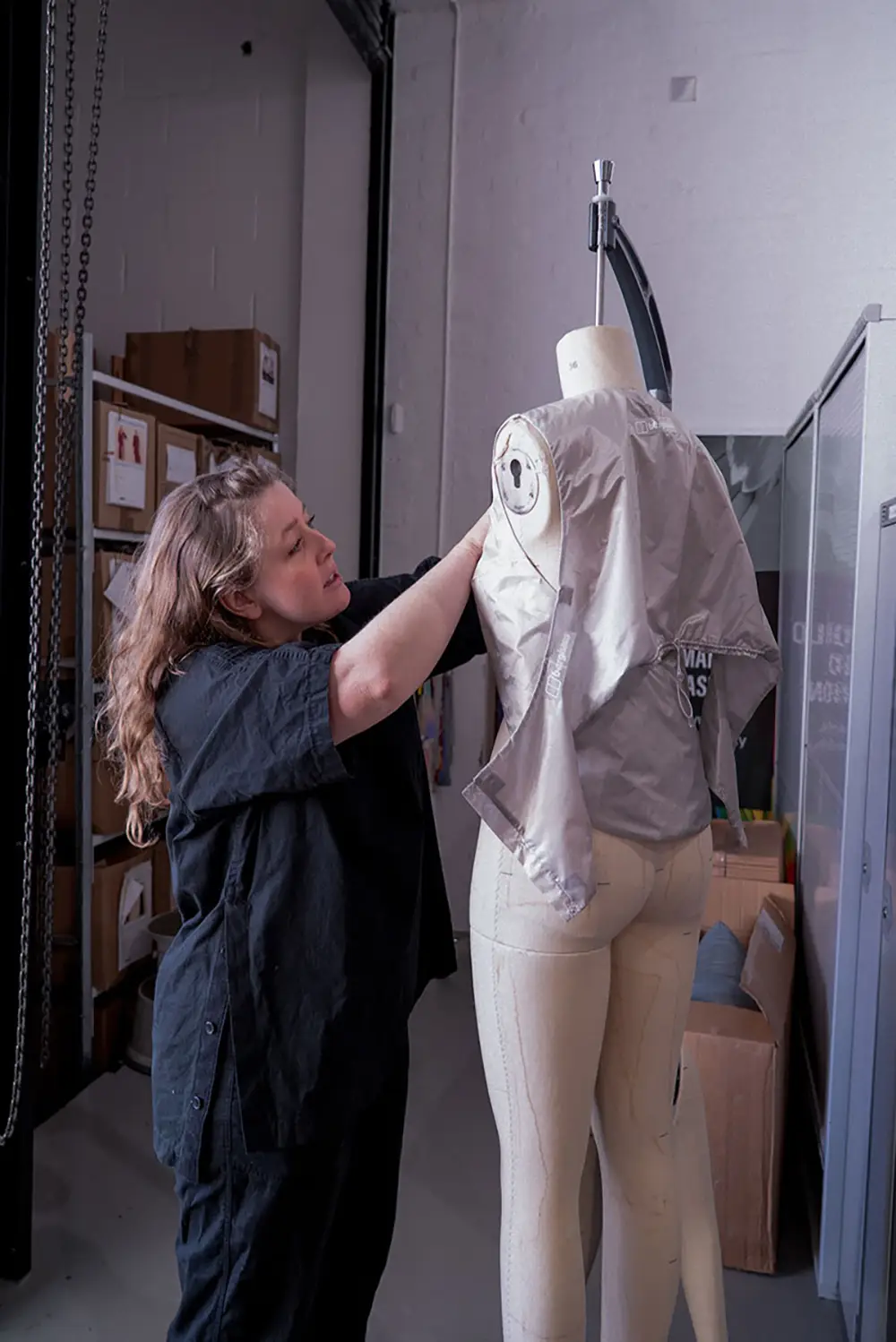 The Ponda x Berghaus jacket was made at Fashion Enter