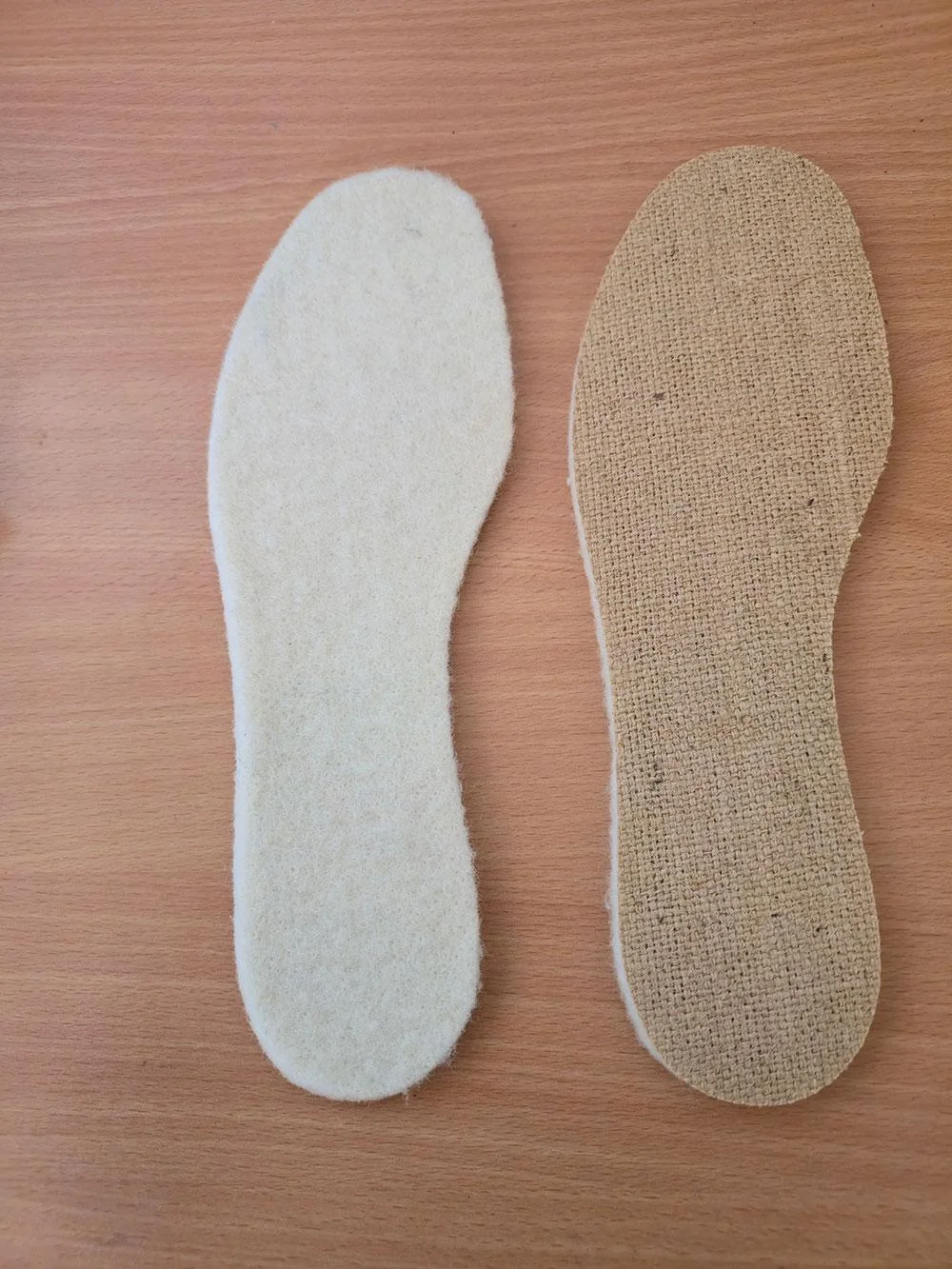 Inmark/Regular top and bottom, highlighting the jute layer on the base