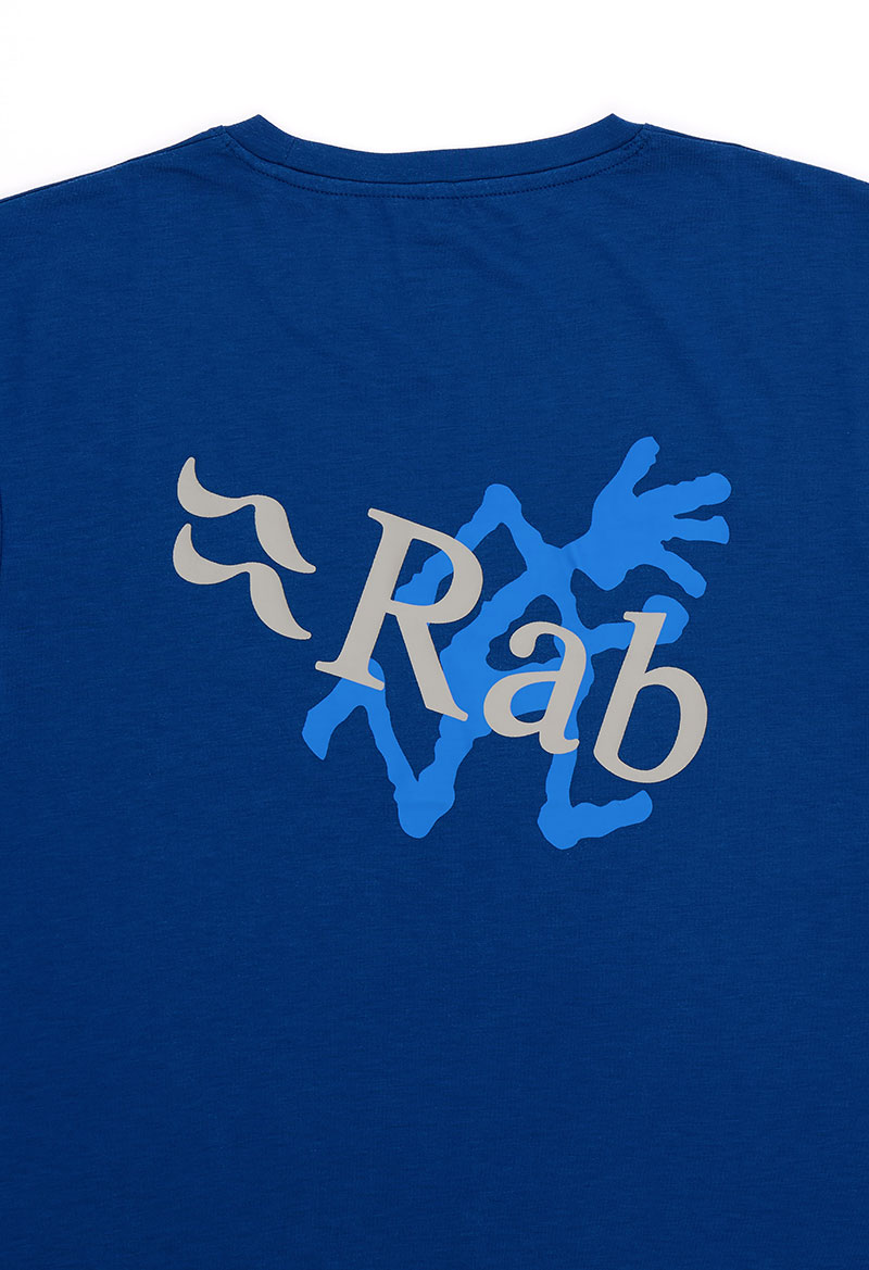 Rab Gramicci Crimp LS Tee Drift QCC 65 DFT detail2