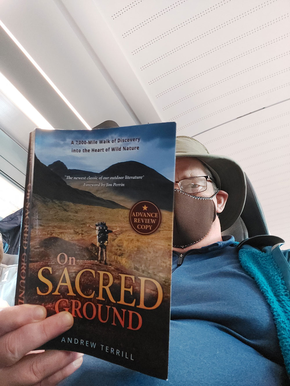 Reading on the train