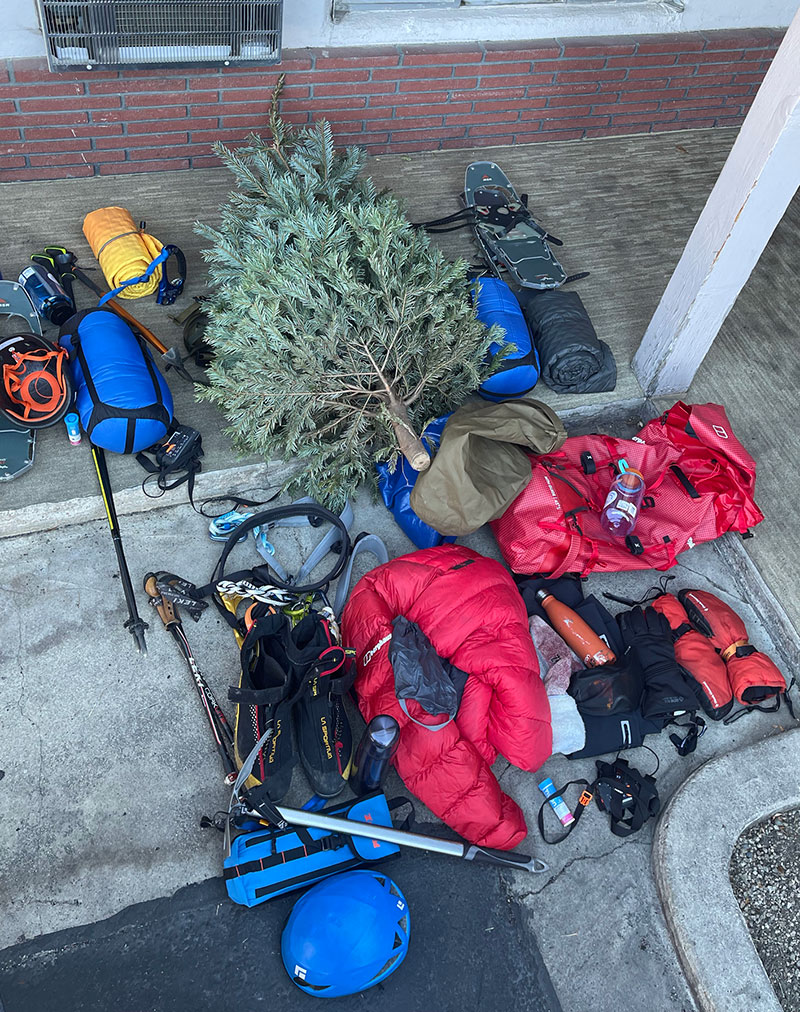 The Peaking for Christmas kit plus tree 002