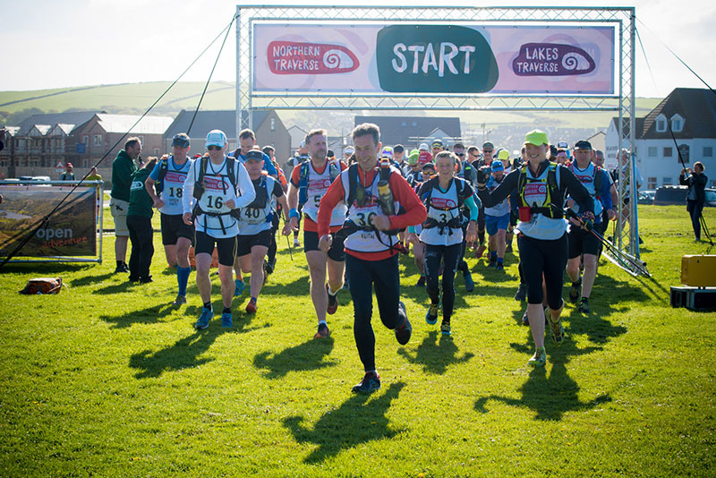 The start of the 2018 Northern Traverse and Lakes Traverse copyright Carrick Amer 002